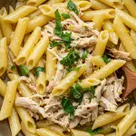 Rotisserie Chicken Pasta with Garlic, Herbs, & Olive Oil