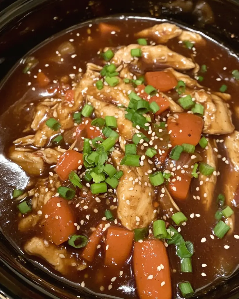 Slow Cooker Honey Garlic Chicken